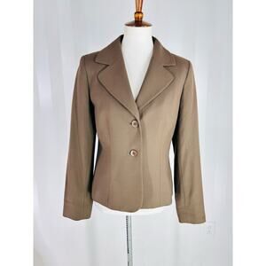 DON CASTER Women’s Brown Blazer Sz 8